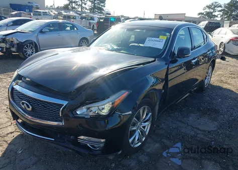 2018 Infiniti Q70 3.7 Luxe z USA, uszkodzony, nr VIN JN1BY1APXJM180653